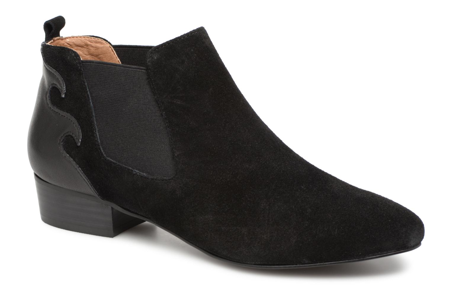 BOOTS TALON CUIR par Monoprix Femme