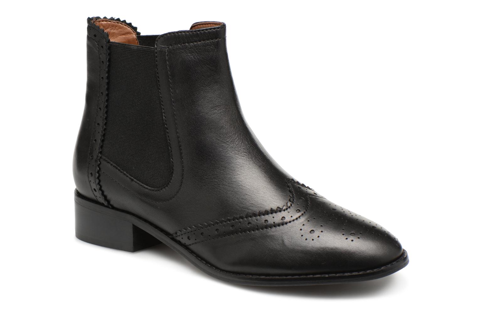 BOOTS CUIR BOUT FLEURI par Monoprix Premium